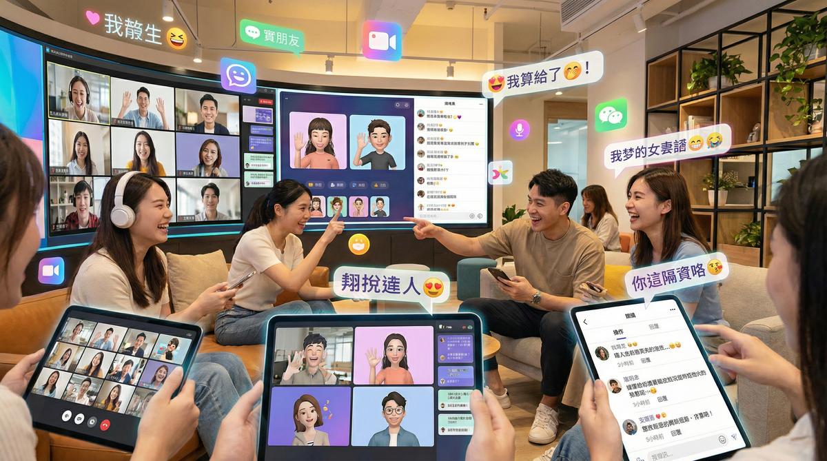 呦呦视频甜心社区互动场景